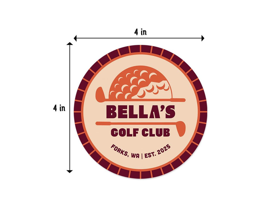 Single coaster with size measurements. 4 inch width and 4 inch height.