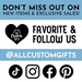 Don't miss out on new items and exclusive sales! Favorite and follow us @allcustomgifts on TikTok, Instagram, Facebook, and Pinterest.