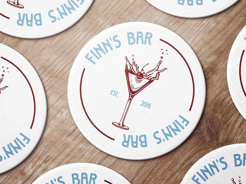 Personalizzato 6 di set Wine bar Coaster Personalizzato 6 di set Wine bar Coaster