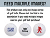 Need multiple images? This product uses only one image across all golf balls. Please visit the link in the description if you need multiple images used on your golf ball purchase!