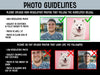 Photo Guidelines shown for golf ball photo upload.
