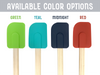 Available Color Options Green, Teal, Midnight, and Red