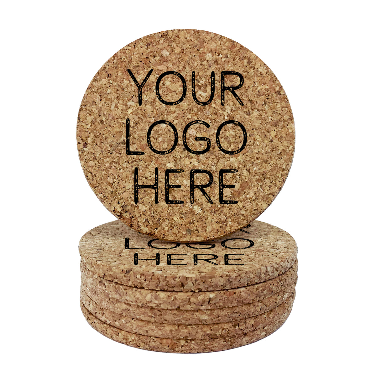 Upload Your Logo | Cork Coasters — All Custom Gifts