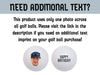 Need Additional Text? This product uses only one photo across all golf balls. Please visit the link in the description if you need an additional text imprint on your golf ball purchase!