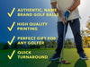 • Authentic, Name Brand Golf Balls
• High Quality Printing
• Perfect Gift For Any Golfer
• Quick Turnaround
A photo of a man golfing on a golf course is shown in the background.