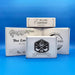 Wedding-themed golf ball gift boxes displayed in multiple sizes against a blue background. Personalized with couple names, wedding dates, monograms, and golf-inspired designs.