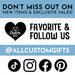Don’t miss out on new items and exclusive sales! Favorite and follow us @allcustomgifts on TikTok, Instagram, Facebook, and Pinterest.
