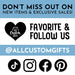 Don’t miss out on new items and exclusive sales! Favorite and follow us @allcustomgifts on TikTok, Instagram, Facebook , and Pinterest.