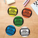 Personalized teacher coasters featuring Crayola design with custom teacher name in multiple color options. Ideal for classroom gifts.