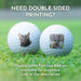 Image shows two custom photo golf balls printed with double-sided prints. The text says, Need double-sided printing? Double-sided Printing Add-on available for purchase. Link in the description.