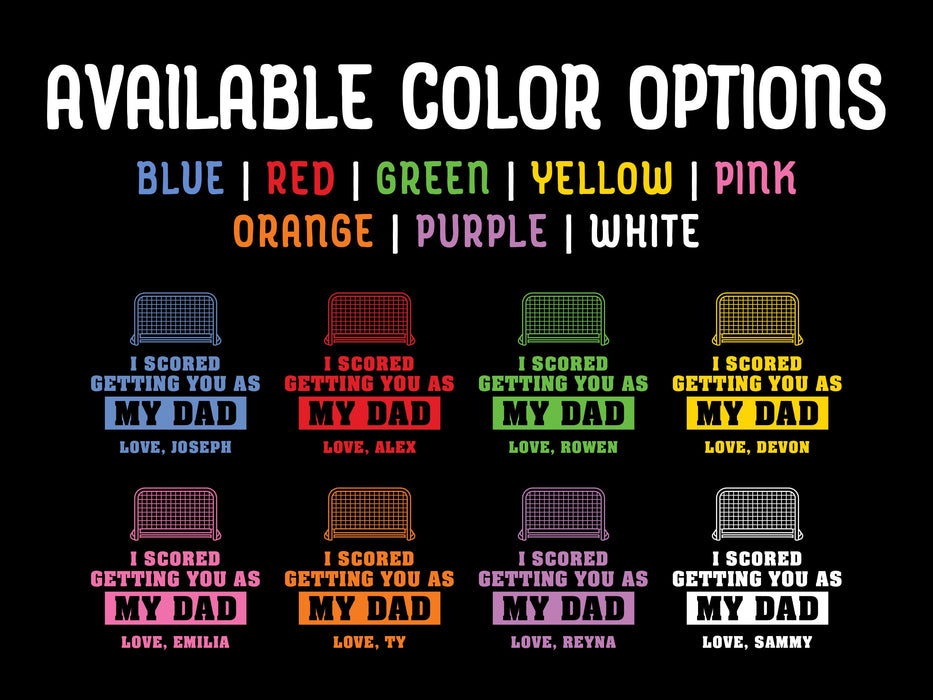 available color options are blue, red, green, yellow, pink, orange, purple, and white