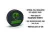 official NHL regulated ice hockey puck, high-quality vulcanized rubber, not recommended for use and play, printed with UV ink