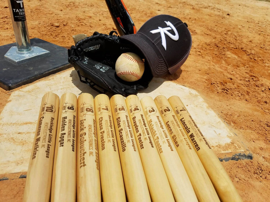 Custom Roster Bat Customized Baseball Team Mini Bats | Player Gift | Graduate Memento ...