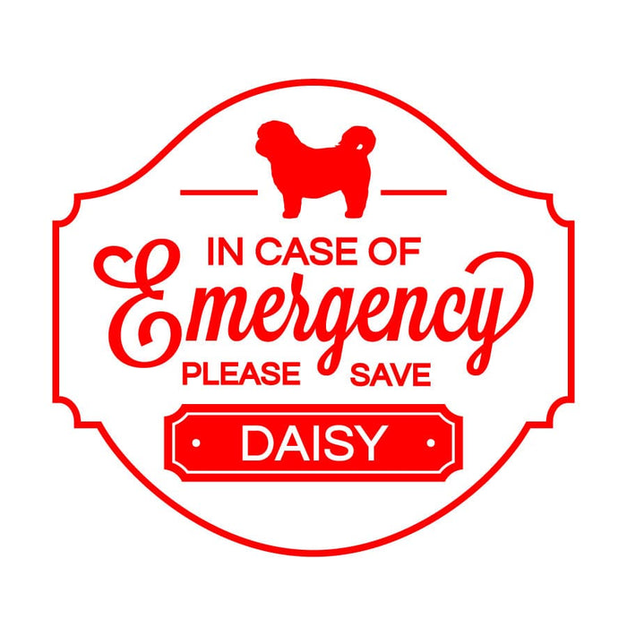 DOG - Pet Safety Sticker - Set of 2