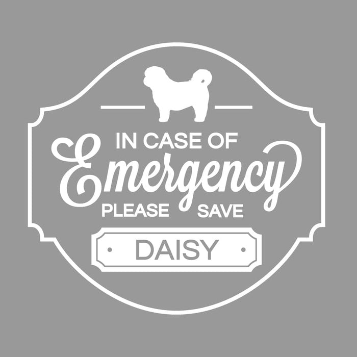 DOG - Pet Safety Sticker - Set of 2